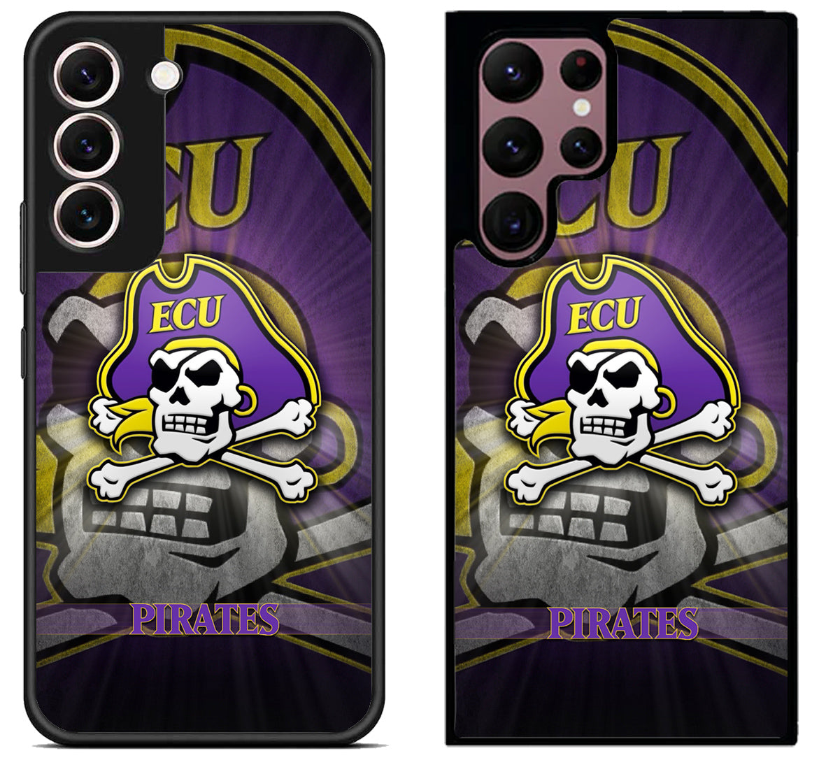 East Carolina Pirates Background Samsung Galaxy S22 | S22+ | S22 Ultra Case