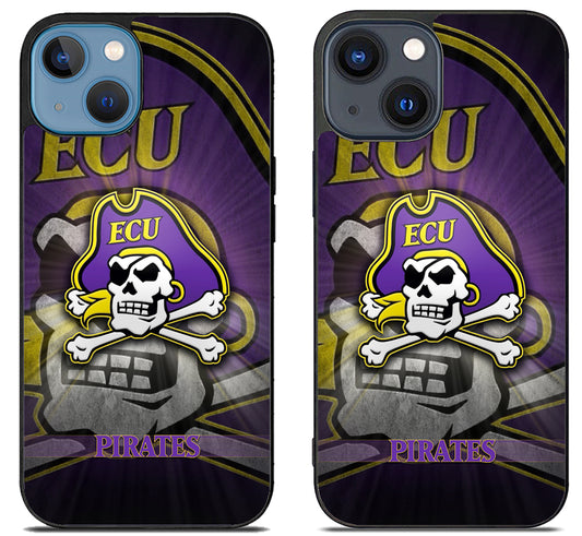 East Carolina Pirates Background iPhone 15 | iPhone 15 Plus Case