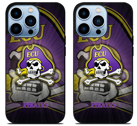 East Carolina Pirates Background iPhone 15 Pro | iPhone 15 Pro Max Case