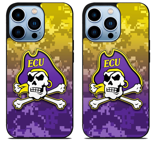 East Carolina Pirates Camo iPhone 15 Pro | iPhone 15 Pro Max Case