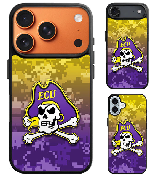 East Carolina Pirates Camo iPhone Air | iPhone 17 | 17 Pro | 17 Pro Max Case