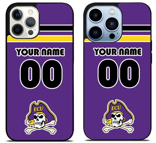 Custom Personalized East Carolina Pirates iPhone 15 Pro | iPhone 15 Pro Max Case