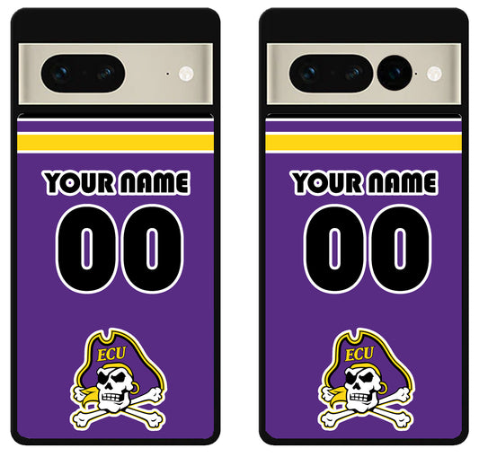 Custom Personalized East Carolina Pirates Google Pixel 7 | 7 Pro Case