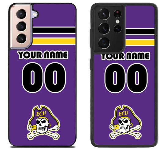 Custom Personalized East Carolina Pirates Samsung Galaxy S21 | S21 FE | S21+ | S21 Ultra Case