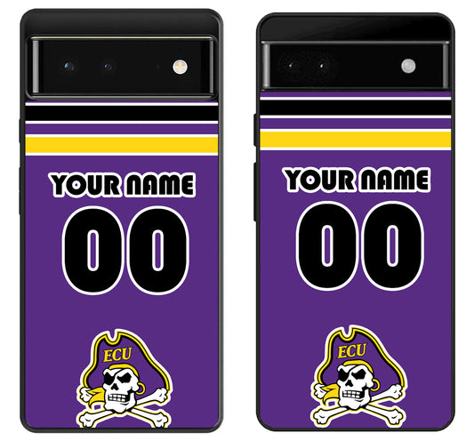 Custom Personalized East Carolina Pirates Google Pixel 6 | 6A | 6 Pro Case