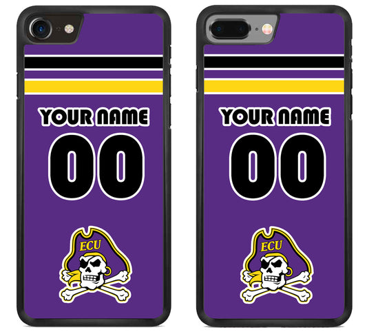Custom Personalized East Carolina Pirates iPhone 8 | 8 Plus Case