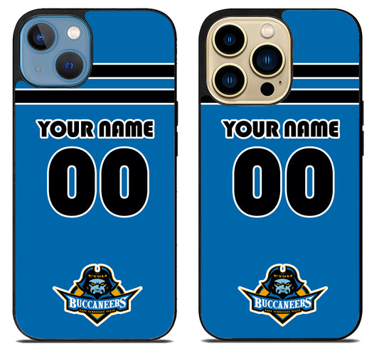 Custom Personalized East Tennessee State Buccaneers iPhone 14 | 14 Plus | 14 Pro | 14 Pro Max Case