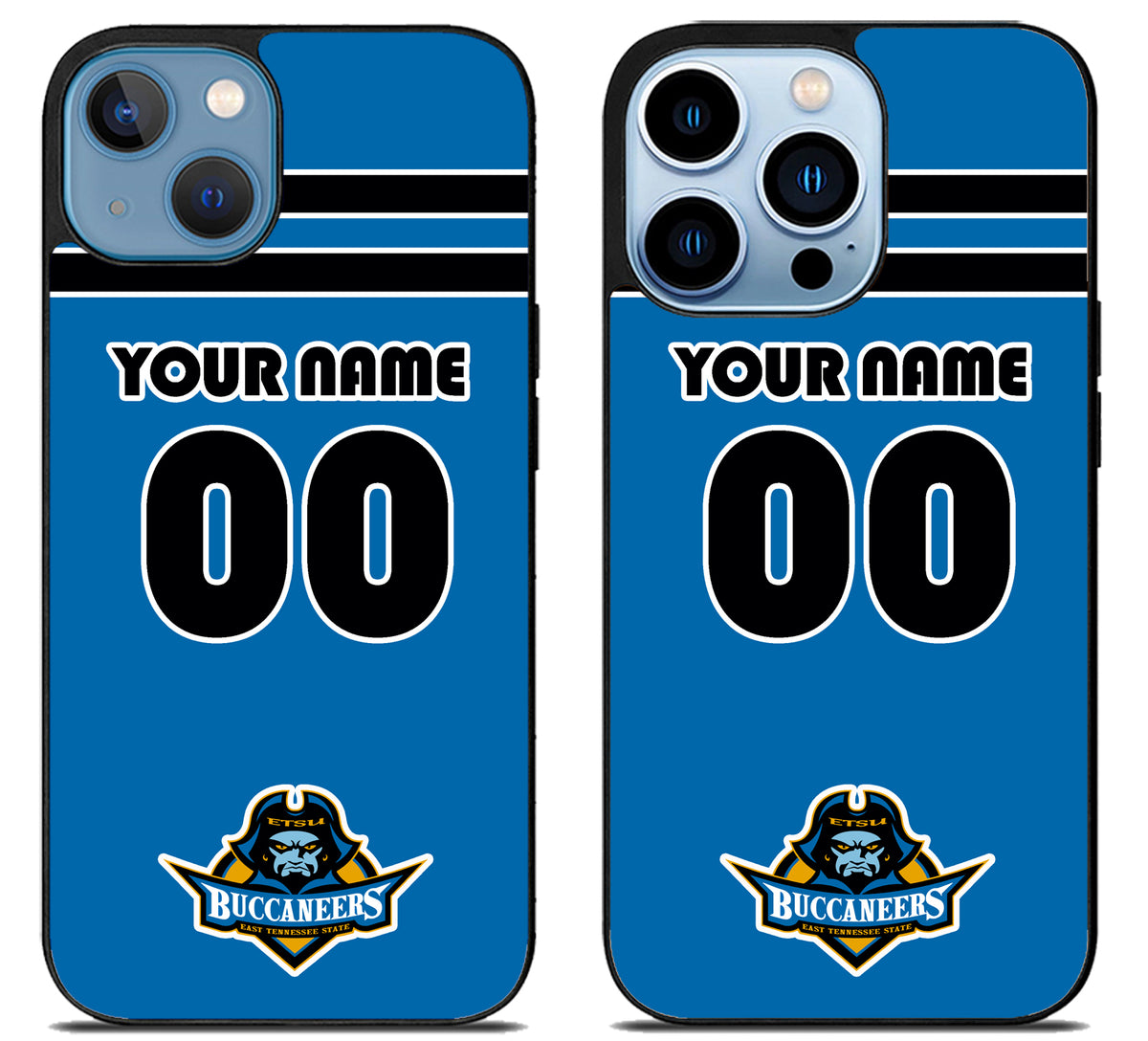 Custom Personalized East Tennessee State Buccaneers iPhone 13 | 13 Mini | 13 Pro | 13 Pro Max Case