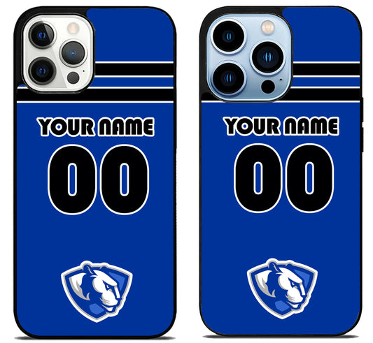 Custom Personalized Eastern Illinois Panthers iPhone 15 Pro | iPhone 15 Pro Max Case