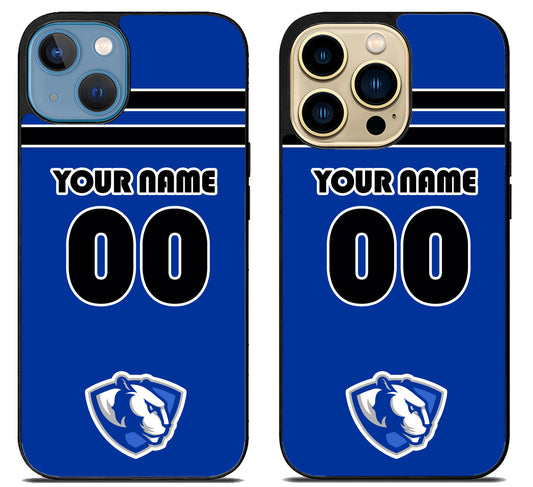 Custom Personalized Eastern Illinois Panthers iPhone 14 | 14 Plus | 14 Pro | 14 Pro Max Case