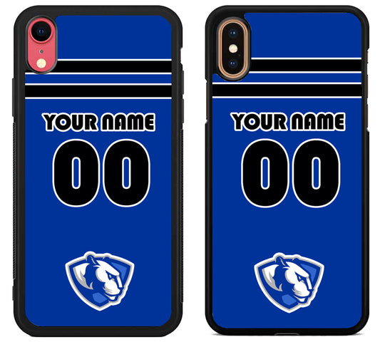 Custom Personalized Eastern Illinois Panthers iPhone X | Xs | Xr | Xs Max Case