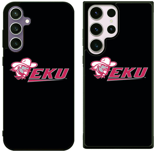 Eastern Kentucky Colonels Black Samsung Galaxy S25 | S25 Edge | S25 FE | S25 Plus | S25 Ultra Case