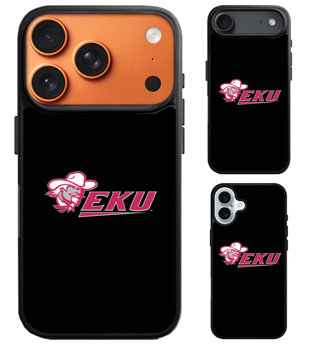 Eastern Kentucky Colonels Black iPhone Air | iPhone 17 | 17 Pro | 17 Pro Max Case