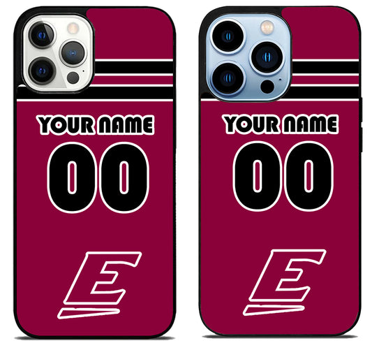 Custom Personalized Eastern Kentucky Colonels iPhone 15 Pro | iPhone 15 Pro Max Case