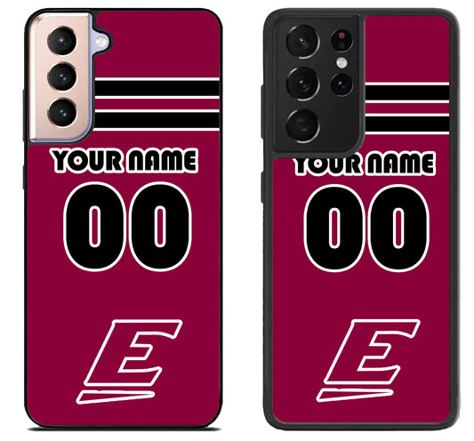 Custom Personalized Eastern Kentucky Colonels Samsung Galaxy S21 | S21 FE | S21+ | S21 Ultra Case