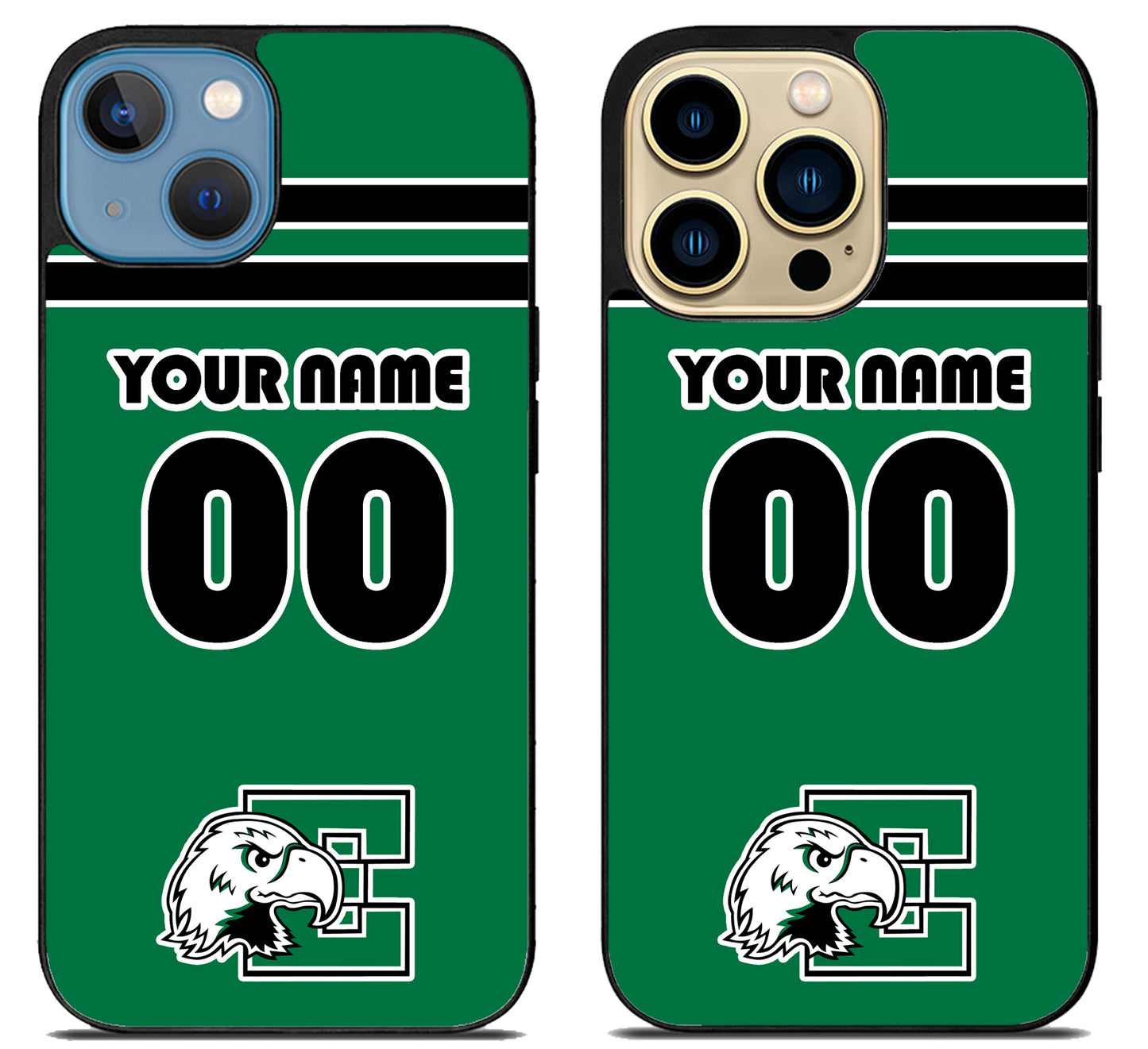 Custom Personalized Eastern Michigan Eagles iPhone 14 | 14 Plus | 14 Pro | 14 Pro Max Case