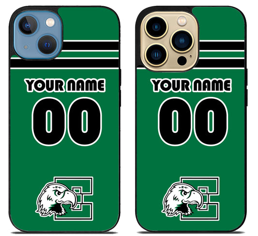 Custom Personalized Eastern Michigan Eagles iPhone 14 | 14 Plus | 14 Pro | 14 Pro Max Case