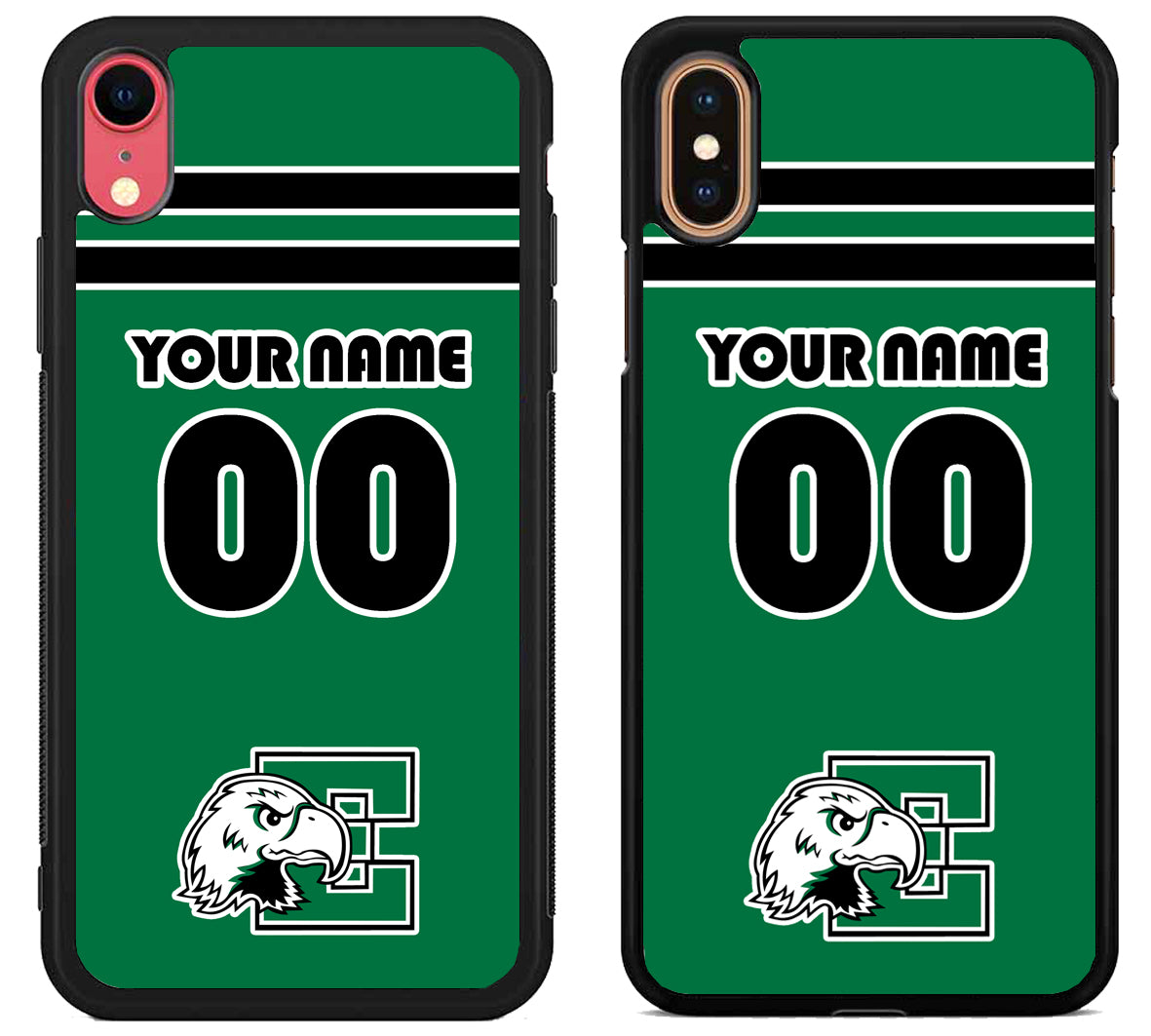 Custom Personalized Eastern Michigan Eagles iPhone X | Xs | Xr | Xs Max Case