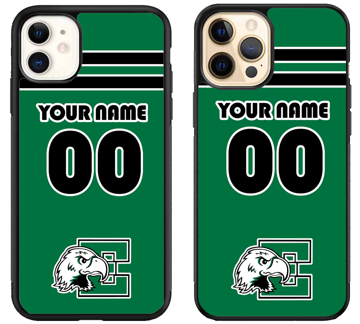 Custom Personalized Eastern Michigan Eagles iPhone 12 | 12 Mini | 12 Pro | 12 Pro Max Case