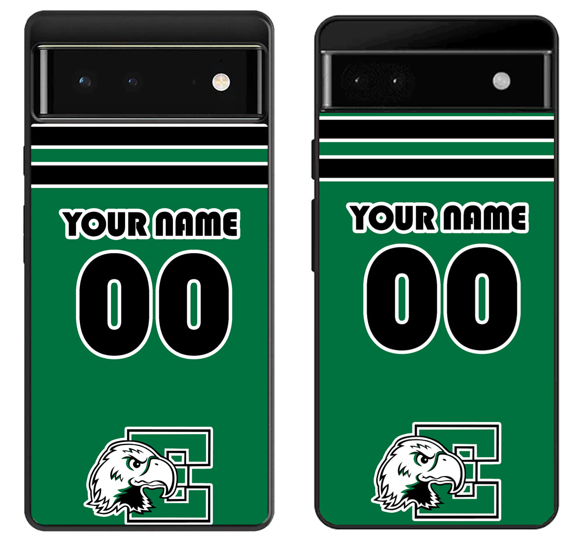 Custom Personalized Eastern Michigan Eagles Google Pixel 6 | 6A | 6 Pro Case