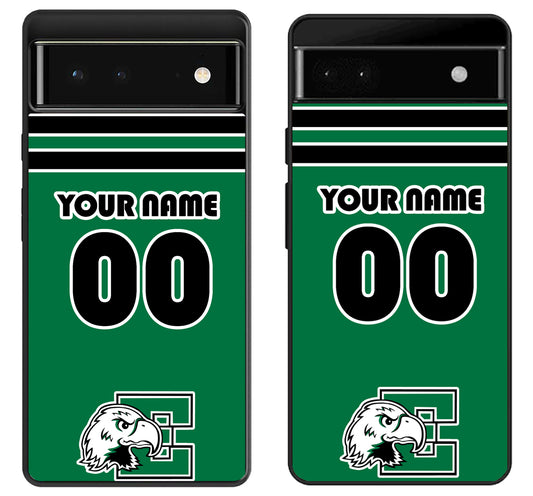 Custom Personalized Eastern Michigan Eagles Google Pixel 6 | 6A | 6 Pro Case