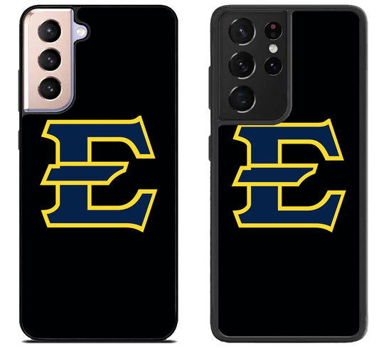 Eastern Tennessee State Buccaneers Black Samsung Galaxy S21 | S21 FE | S21+ | S21 Ultra Case