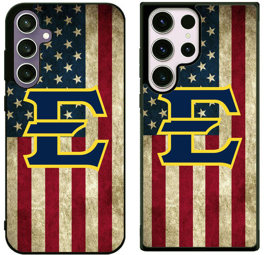 Eastern Tennessee State Buccaneers Flag Samsung Galaxy S25 | S25 Edge | S25 FE | S25 Plus | S25 Ultra Case