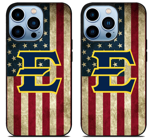 Eastern Tennessee State Buccaneers Flag iPhone 15 Pro | iPhone 15 Pro Max Case
