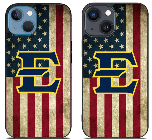 Eastern Tennessee State Buccaneers Flag iPhone 15 | iPhone 15 Plus Case