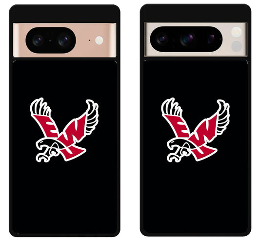 Eastern Washington Eagles Black Google Pixel 8 | 8 Pro Case