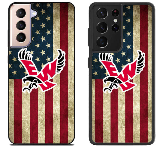 Eastern Washington Eagles Flag Samsung Galaxy S21 | S21 FE | S21+ | S21 Ultra Case