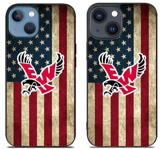 Eastern Washington Eagles Flag iPhone 15 | iPhone 15 Plus Case