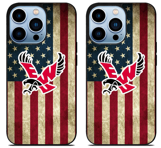 Eastern Washington Eagles Flag iPhone 15 Pro | iPhone 15 Pro Max Case