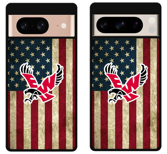 Eastern Washington Eagles Flag Google Pixel 8 | 8 Pro Case