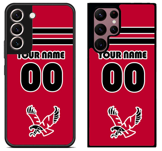 Custom Personalized Eastern Washington Eagles Samsung Galaxy S22 | S22+ | S22 Ultra Case