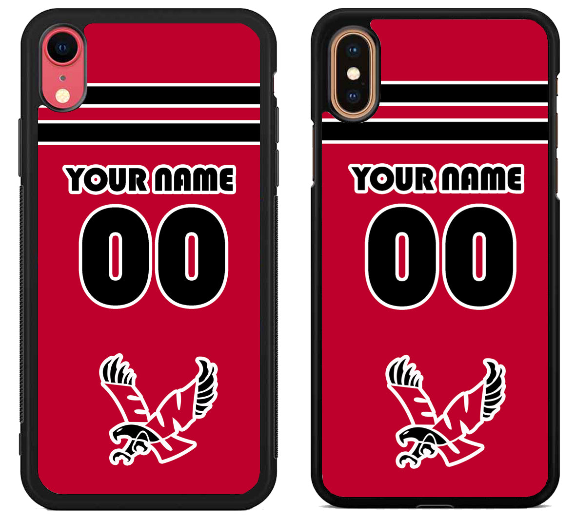 Custom Personalized Eastern Washington Eagles iPhone X | Xs | Xr | Xs Max Case