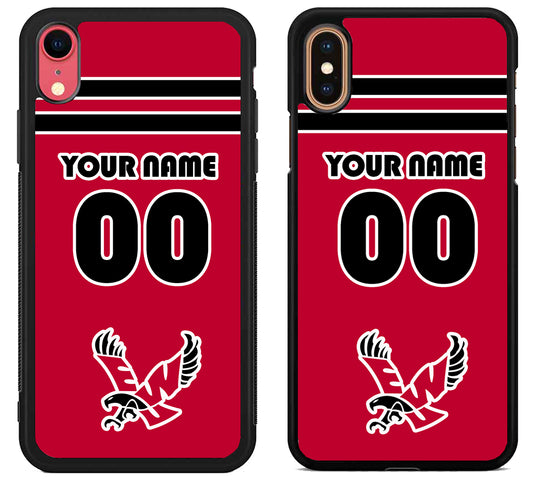 Custom Personalized Eastern Washington Eagles iPhone X | Xs | Xr | Xs Max Case