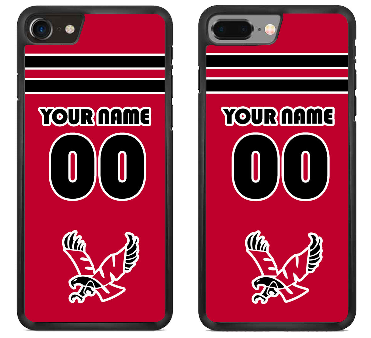 Custom Personalized Eastern Washington Eagles iPhone 8 | 8 Plus Case
