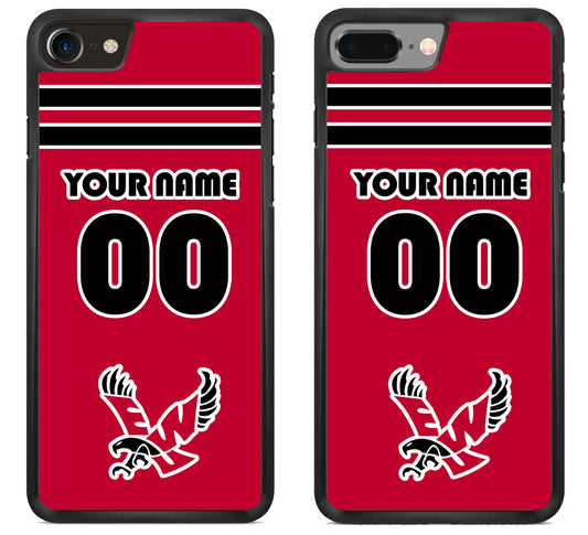 Custom Personalized Eastern Washington Eagles iPhone 8 | 8 Plus Case