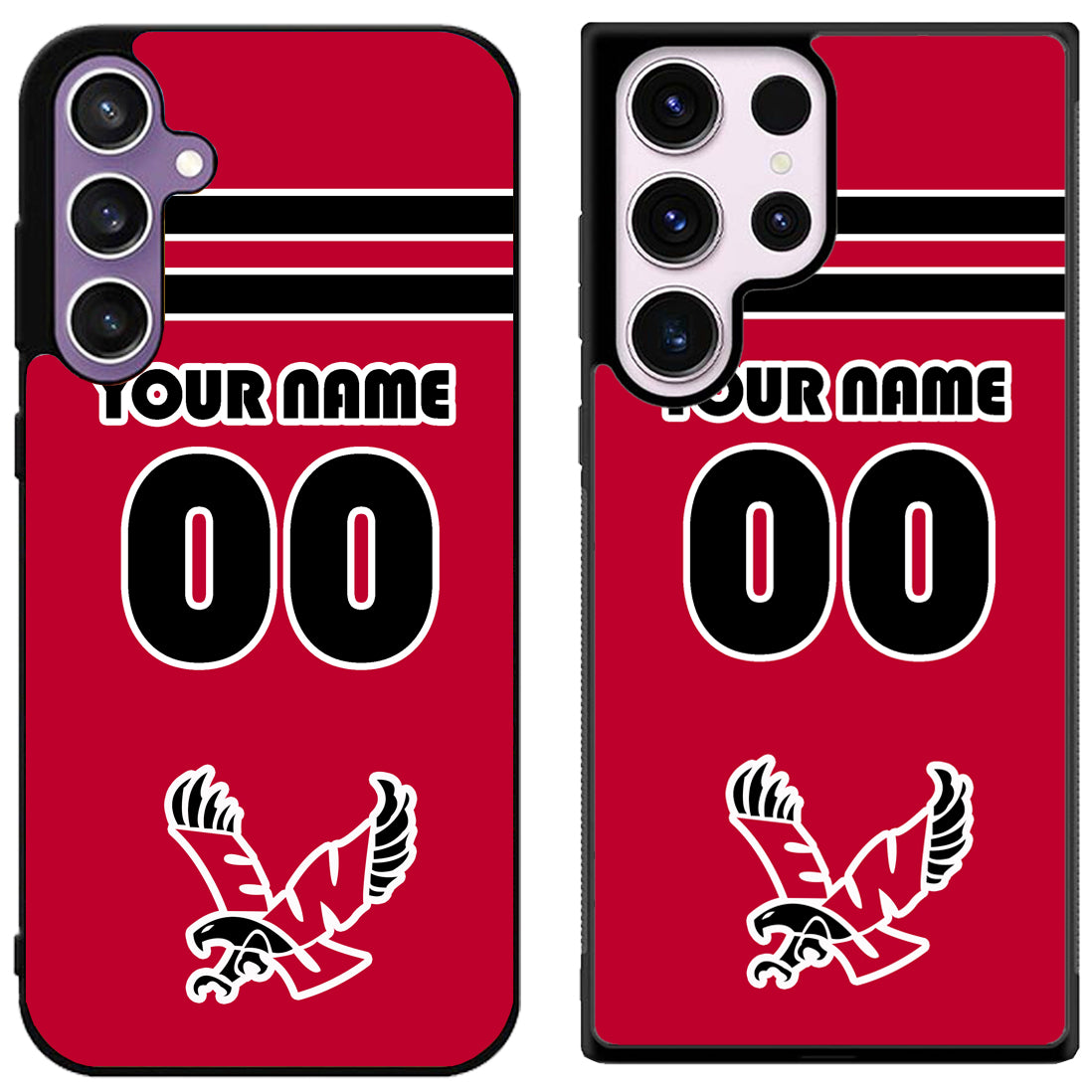 Custom Personalized Eastern Washington Eagles Samsung Galaxy S24 | S24+ | S24 Ultra Case
