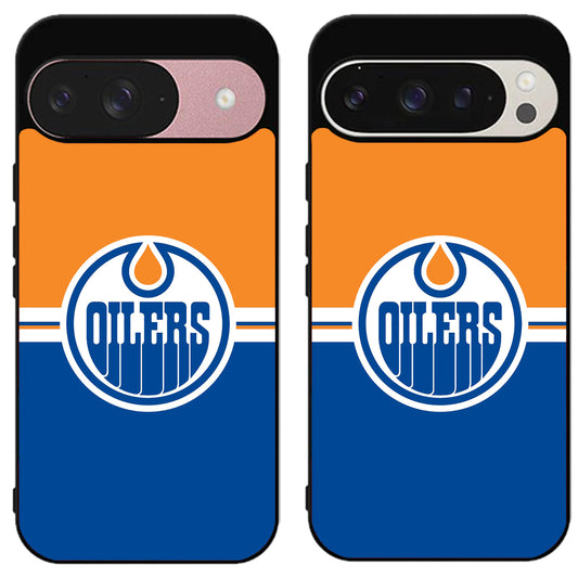 Edmonton Oilers Stripe Google Pixel 9 | 9 Pro | 9 Pro XL Case