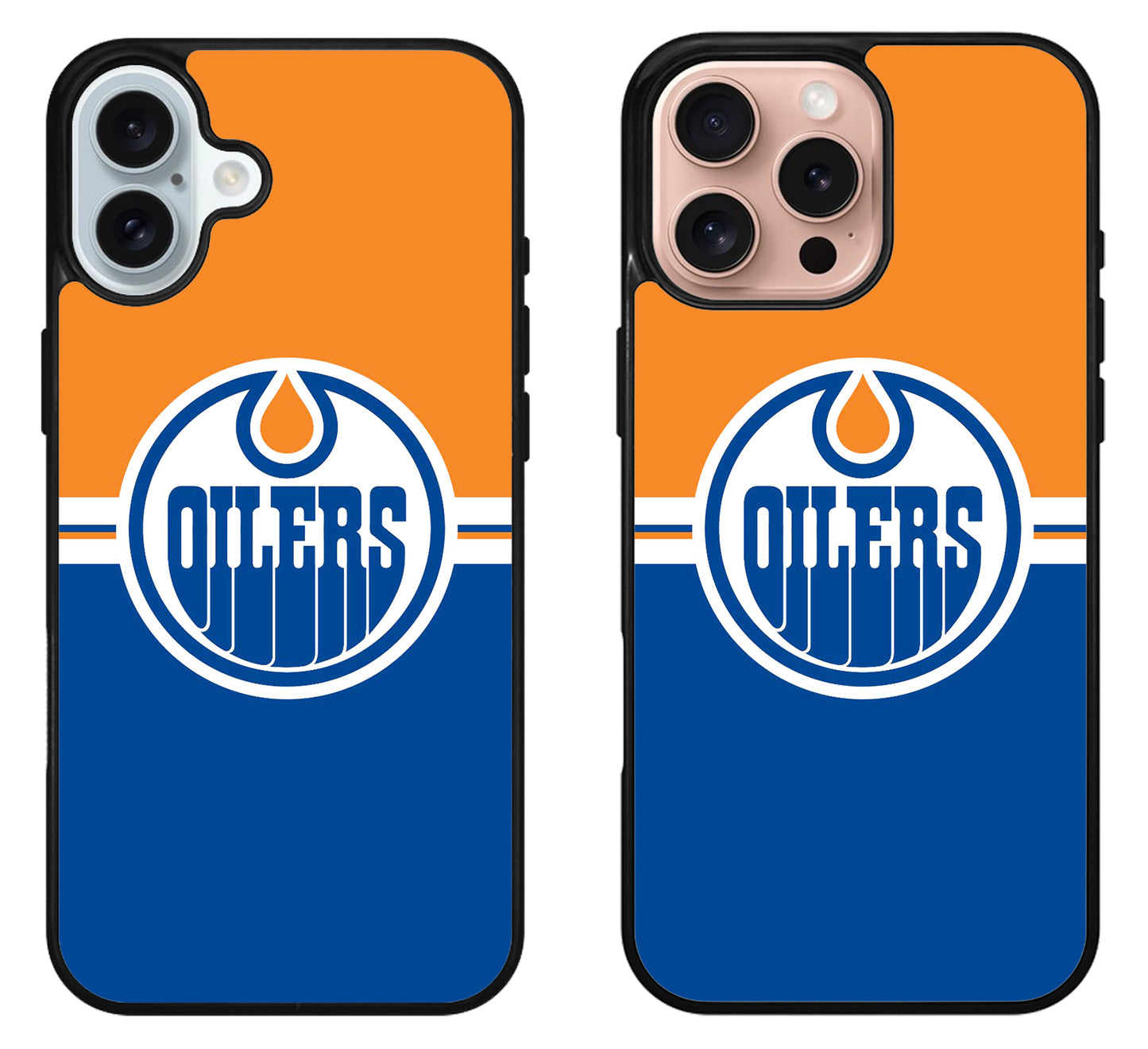 Edmonton Oilers Stripe iPhone 16 | 16 Plus | 16 Pro | 16 Pro Max Case