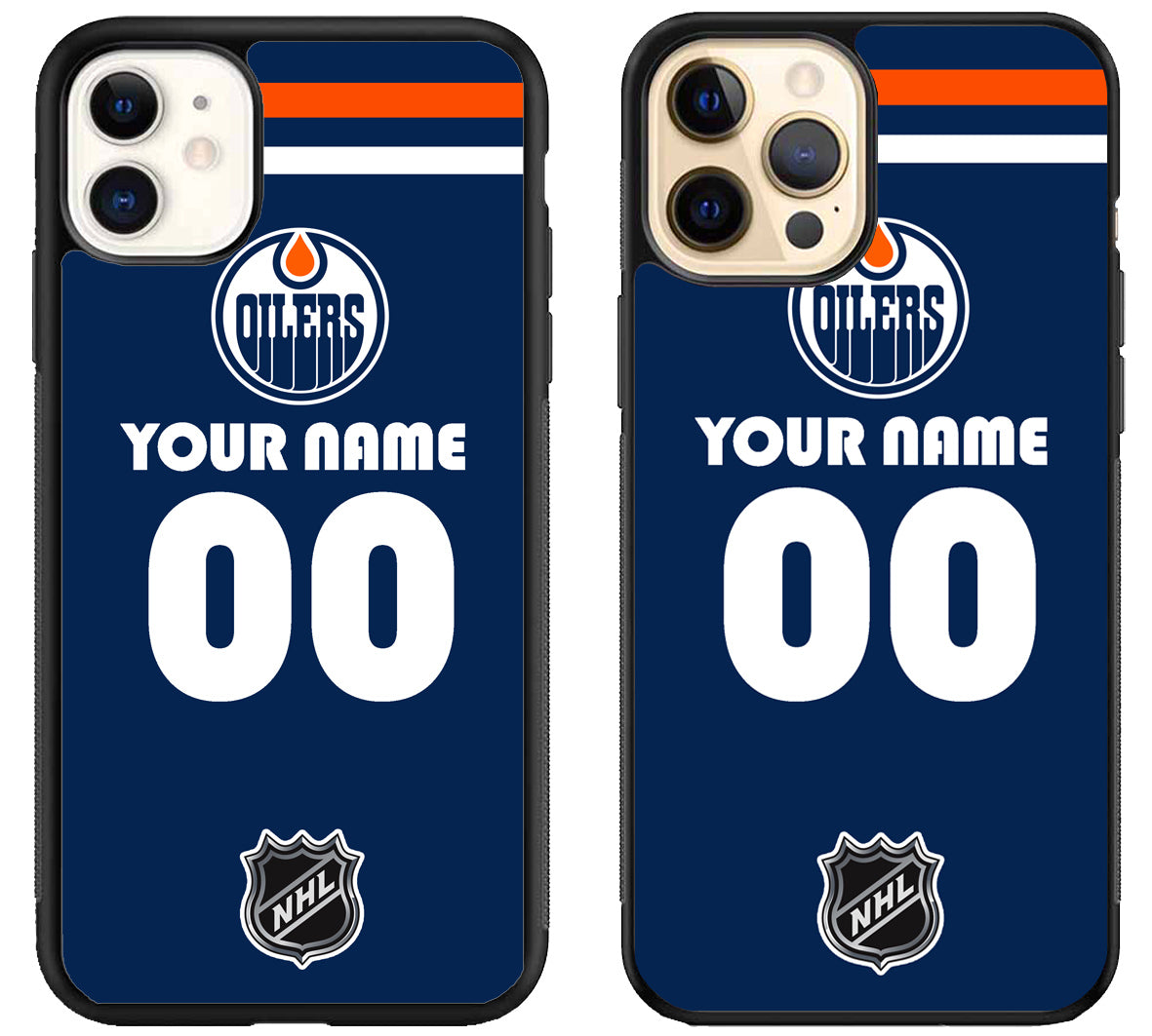 Custom Personalized Edmonton Oilers NHL iPhone 12 | 12 Mini | 12 Pro | 12 Pro Max Case