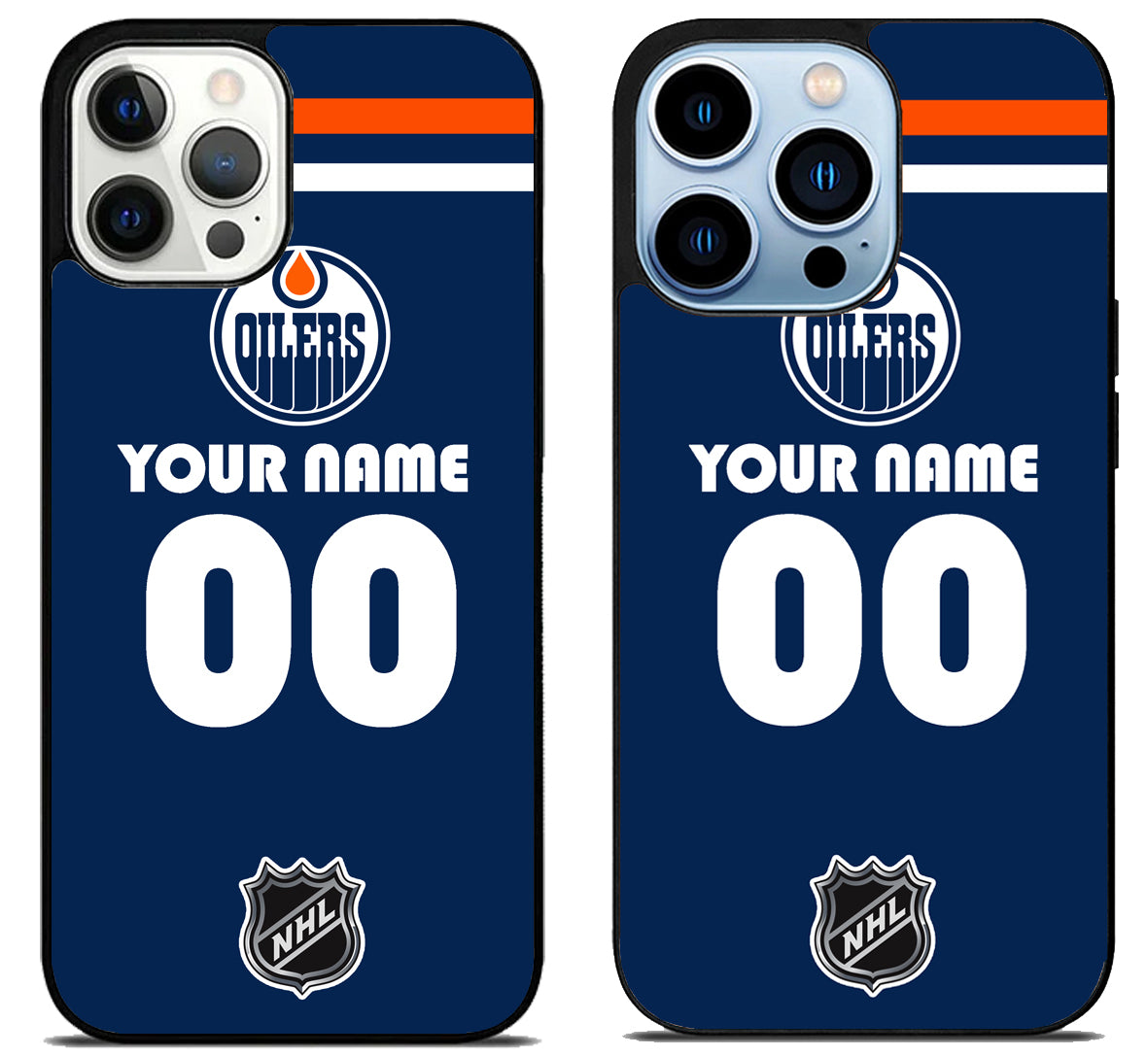 Custom Personalized Edmonton Oilers NHL iPhone 15 Pro iPhone 15 Pro