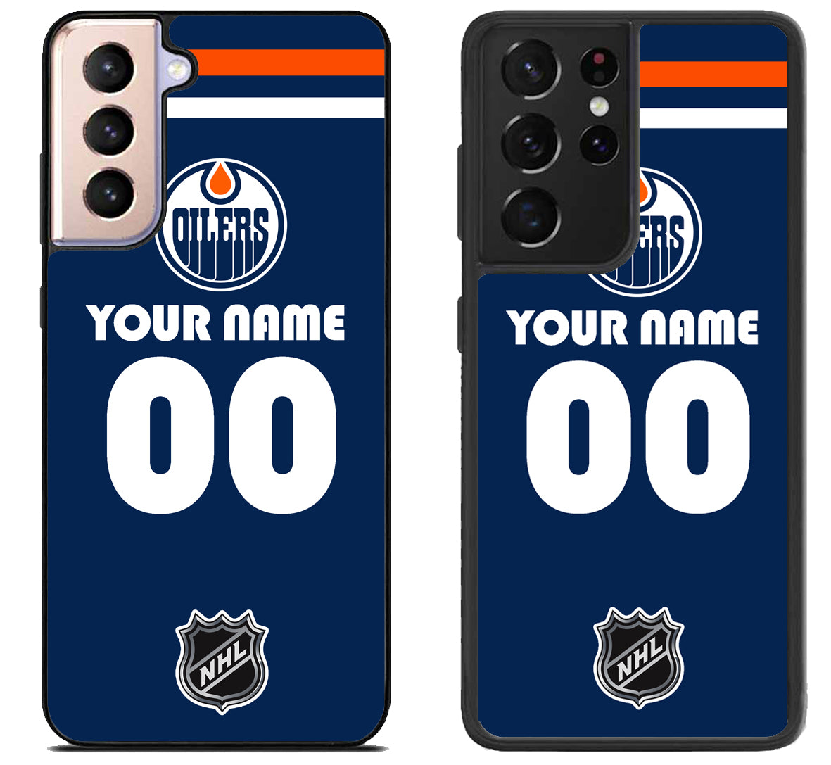 Custom Personalized Edmonton Oilers NHL Samsung Galaxy S21 | S21 FE | S21+ | S21 Ultra Case