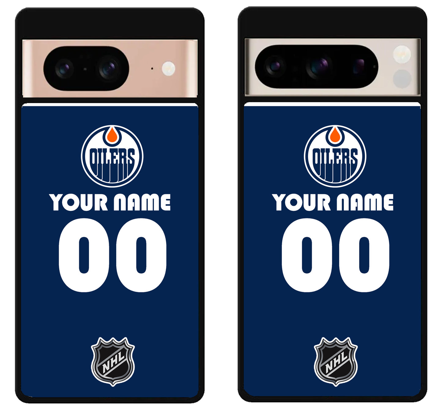 Custom Personalized Edmonton Oilers NHL Google Pixel 8 | 8 Pro Case