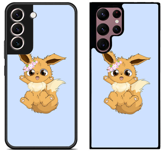 Eevee Cute pokemon Samsung Galaxy S22 | S22+ | S22 Ultra Case