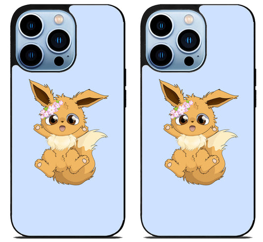 Eevee Cute pokemon iPhone 15 Pro | iPhone 15 Pro Max Case