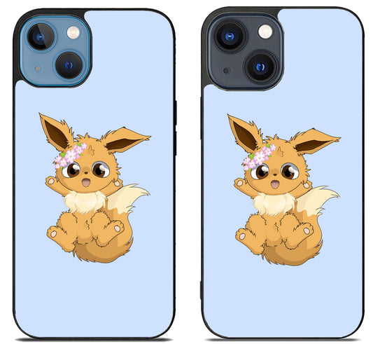 Eevee Cute pokemon iPhone 15 | iPhone 15 Plus Case