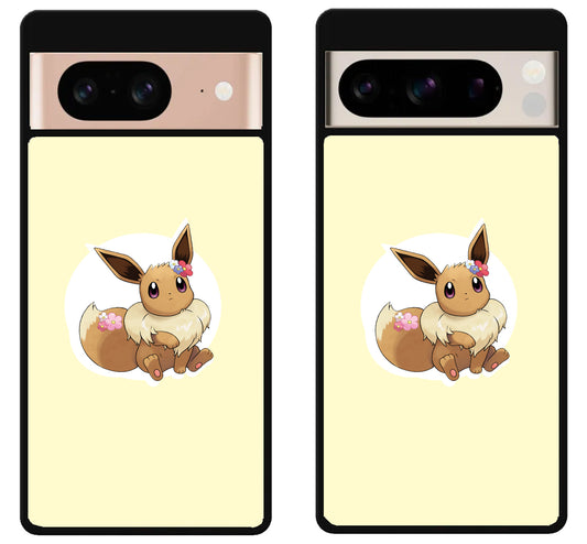 Eevee Pokemon Cover Google Pixel 8 | 8 Pro Case